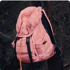 Free People Summit Pink Backpack
